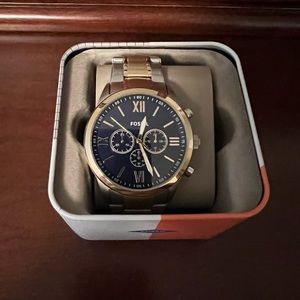 Large Face Fossil Watch